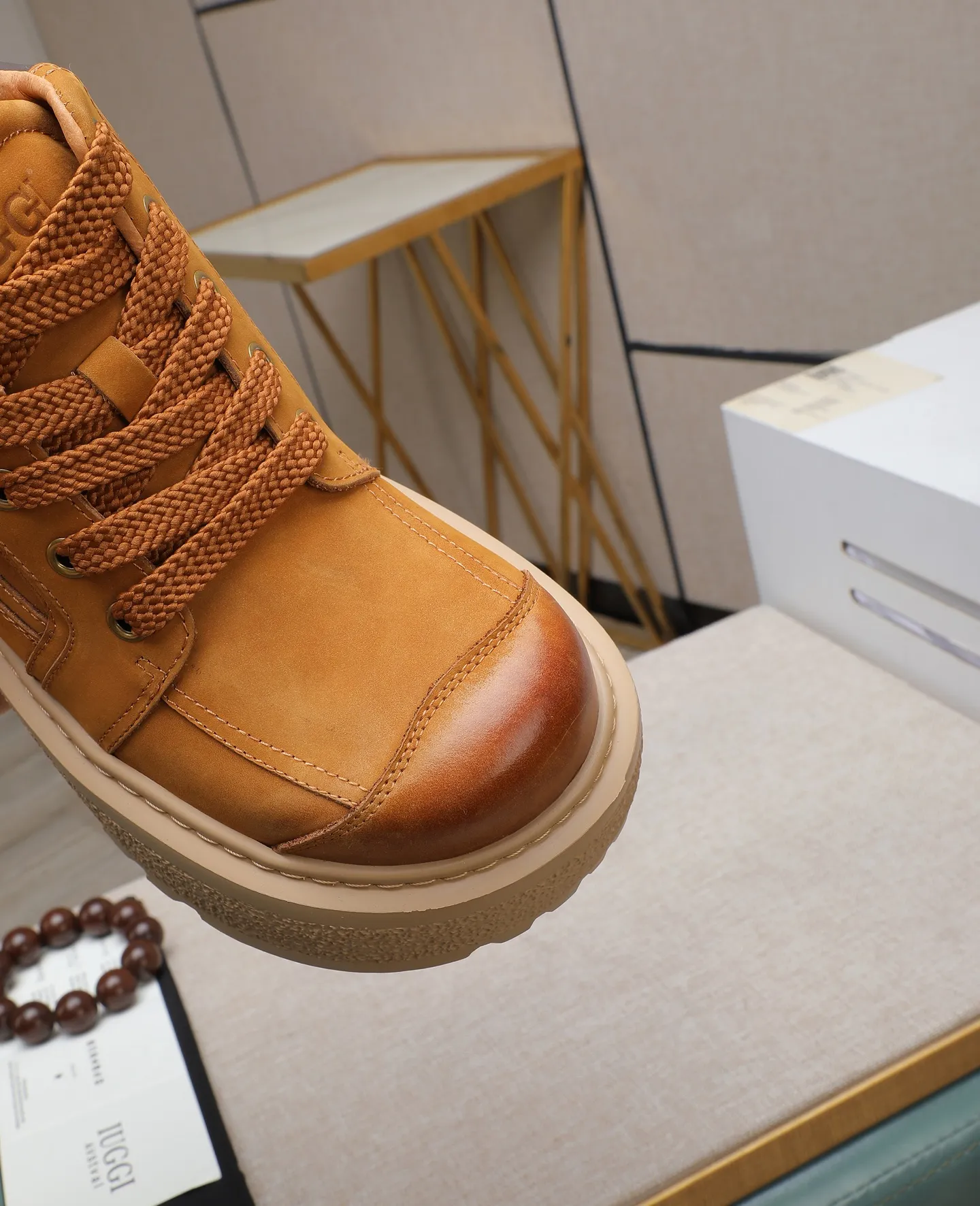 Men's shoes 💰680 IUGGI new retro presbyopia men's shoes, casual and versatile, full of high-end sense, fashionable, luxury and personalized style, joint style, retro presbyopia factor, full of handsome style, first layer suede cowhide, lining wool, rubber outsole, light and non-slip size: 39-44